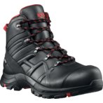 Zaštitne cipele Black Eagle Safety 54 srednja visina crno-crvene
